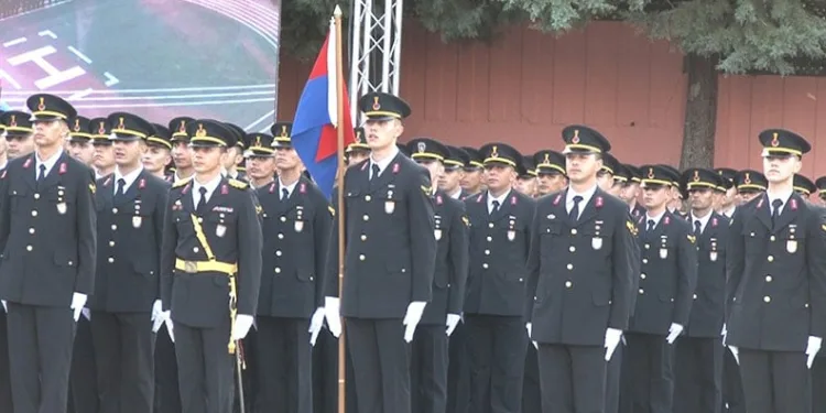 Bursa Işıklar Jandarma Astsubay Meslek Yüksekokulu’nda 781 astsubay mezun oldu