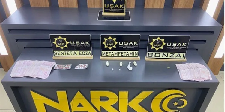 Uşak’ta motosiklette uyuşturucu bulundu: 1 tutuklama
