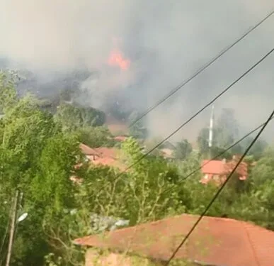 Muş’ta ev yangını