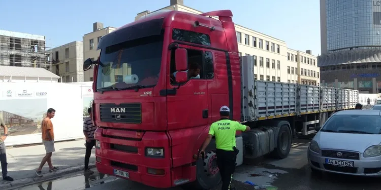 Erzincan’da otomobil koyun sürüsüne daldı