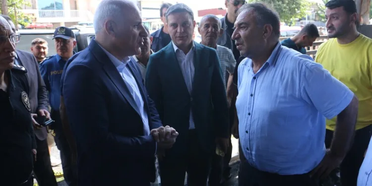 Erzincan’da otomobil koyun sürüsüne daldı