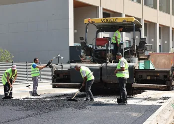 Balkan Mahallesi’nde yollar asfaltlanıyor