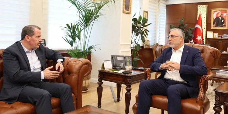 Memur-Sen Başkanı Yalçın, Bakan Işıkhan ile görüştü