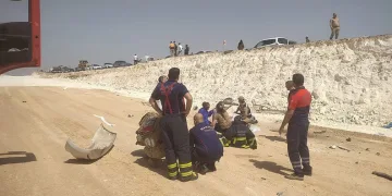Mardin’de otomobil şarampole yuvarlandı: 1 ölü