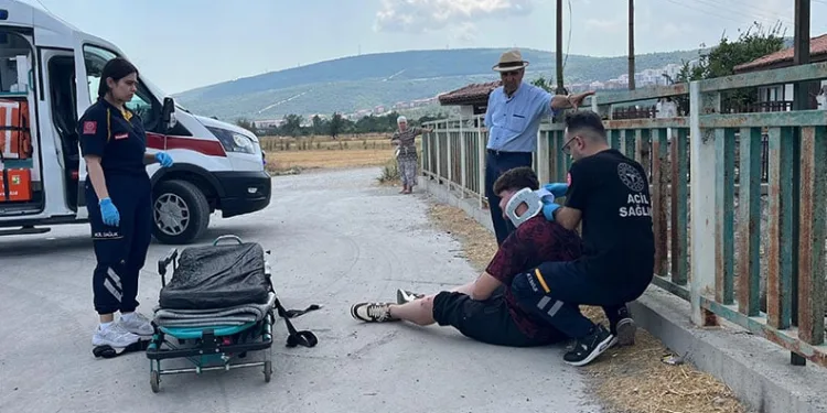 Menteşe’de motosiklet kazası: 1 yaralı