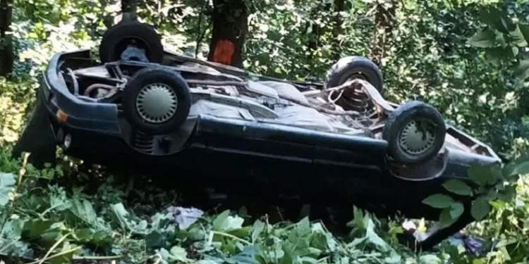 Ordu’da otomobil ormanlık alana yuvarlandı: 3 yaralı