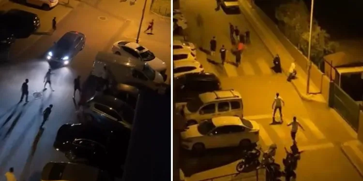Bursa’da mahallenin gençleri birbirine girdi