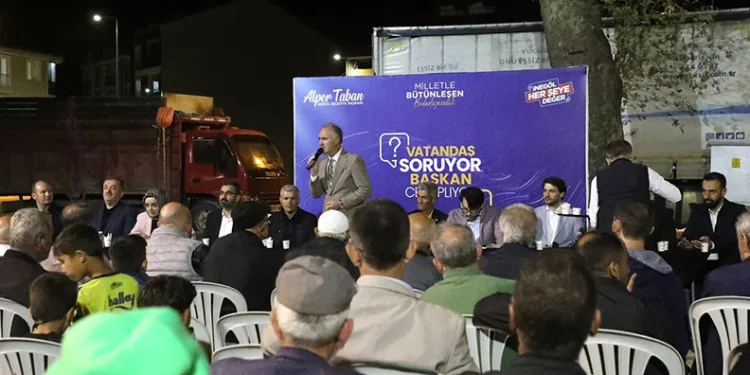 Alper Taban Cerrah Mahallesi Sakinleriyle Buluştu