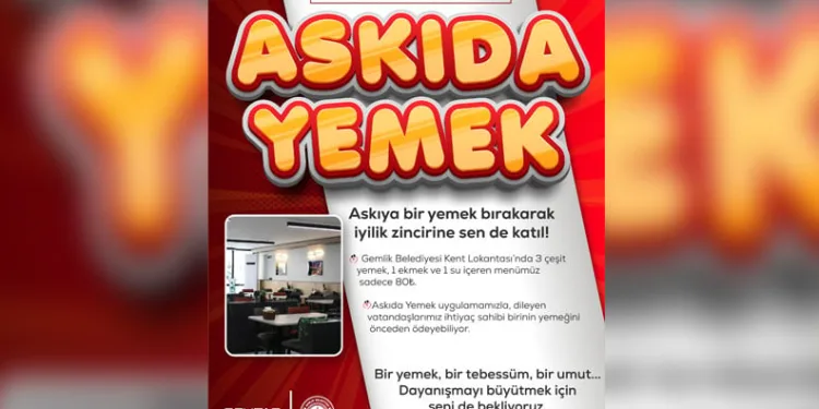 Kent Lokantası’nda Askıda Yemek!