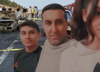 Korkunç kaza: Aynı aileden 3 kişi yanarak can verdi!