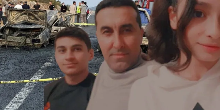 Korkunç kaza: Aynı aileden 3 kişi yanarak can verdi!