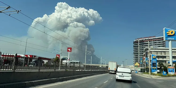 Gündoğdu yangını için belediyeden uyarı!