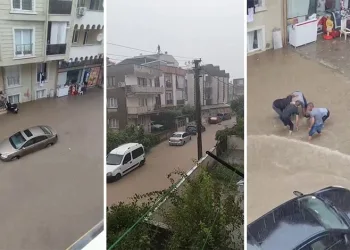 Bursa’yı sağanak vurdu, cadde ve sokaklar sular altında kaldı
