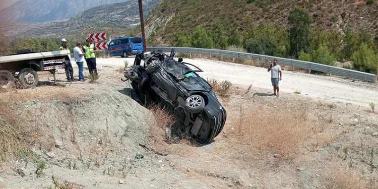 Konya-Antalya yolunda feci kaza: 1 ölü, 1 yaralı