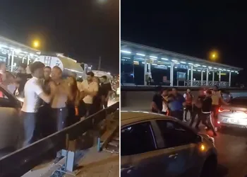Trafikte yol verme kavgası: 2 kişi gözaltına alındı