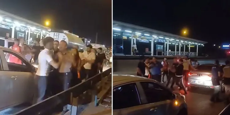 Trafikte yol verme kavgası: 2 kişi gözaltına alındı