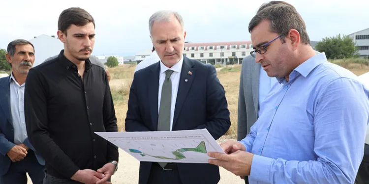 İnegöl’ün yeni oksijen deposu için çalışmalar başladı