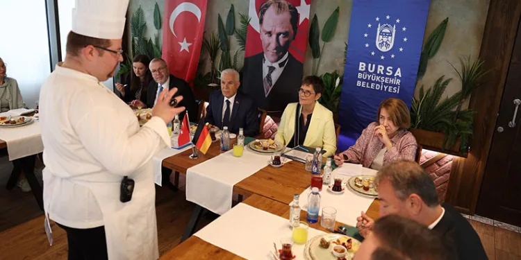 Alman heyeti, Bursa mutfağına hayran kaldı