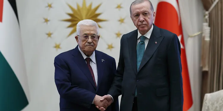 Erdoğan, Filistin Devlet Başkanı Abbas ile görüştü