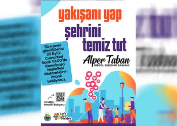 İnegöl Belediyesi’nden çevre temizlik etkinliğine davet