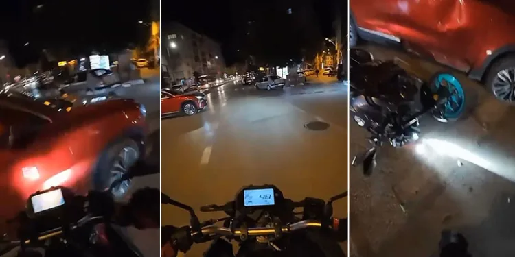 Bursa’da motosiklet cipe çarptı