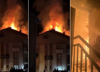 Bursa’da çatı katında çıkan yangın korkuttu