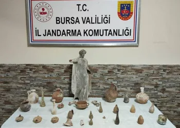 Bursa’da tarihi eser operasyonu