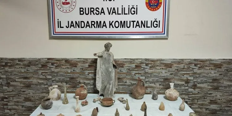 Bursa’da tarihi eser operasyonu