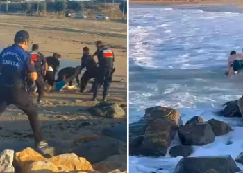 Karaburun Sahili’nde deniz faciası