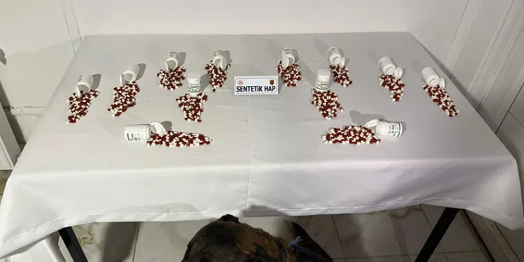 Tunceli’de narkotik köpeği bagaja zulalanmış uyuşturucuyu buldu
