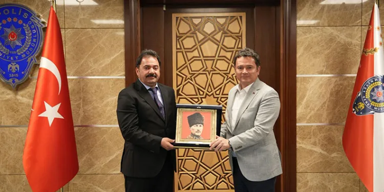 Erkan Aydın’dan yeni İl Emniyet Müdürü Gökçe’ye hayırlı olsun ziyareti