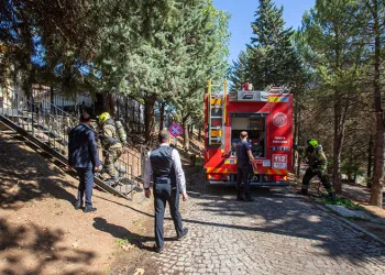 Burfaş tesislerinde yangın tatbikatı