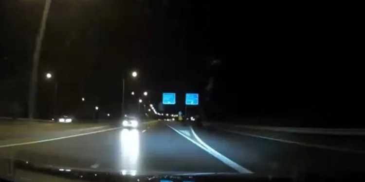 Bursa’da ters yöne giren araç yürekleri ağıza getirdi