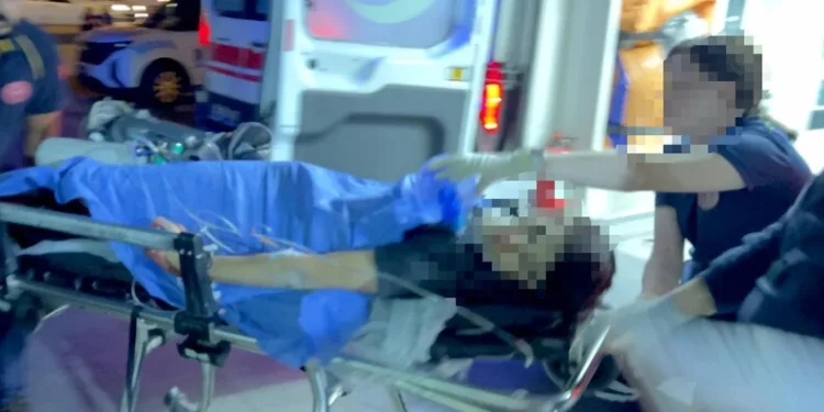 Rögar çukuruna düşen motosikletin sürücüsü ağır yaralandı