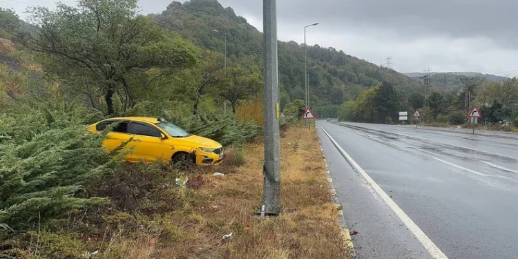 TEM Otoyolu’nda tırın dorsesi alev alev yandı