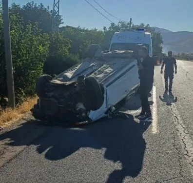 Şaphane’de çıkan yangından 2 ev tamamen yandı, 1 evde hasar oluştu