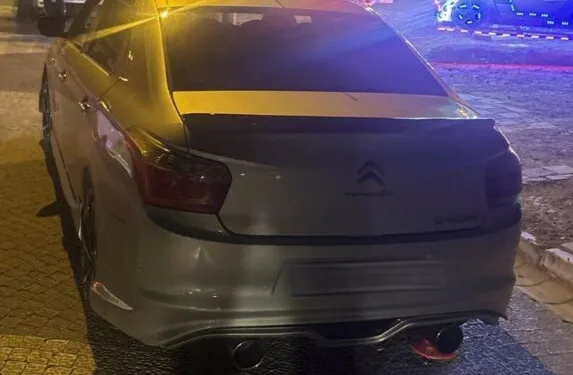 Yediemin Otoparkında olması gereken araç trafikte yakalandı
