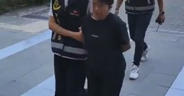Yediemin Otoparkında olması gereken araç trafikte yakalandı