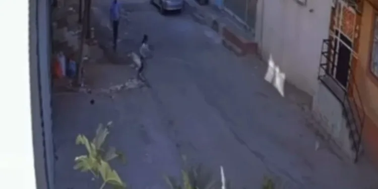 Seyir halindeki araç alev aldı, sürücü kendini dışarı atarak kurtuldu