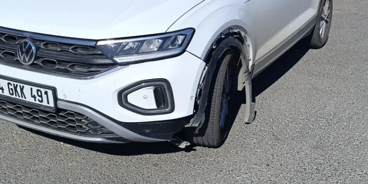 Aracı arızalanmış gibi davranan ehliyetsiz sürücü polisin dronlu takibi ile yakalandı