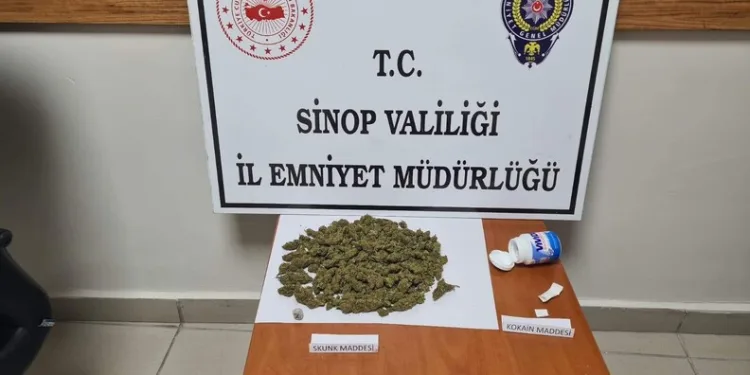 Sinop’ta uyuşturucu operasyonu: 2 gözaltı