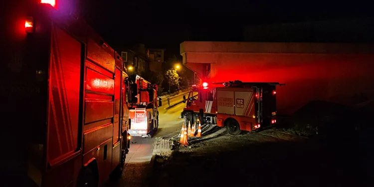 Sarıyer’de otelde korkutan yangın