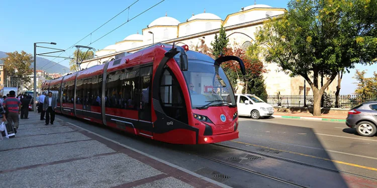 Bursa tramvay hattında düzenleme