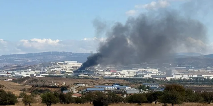 İzmir’de fabrikada korkutan yangın
