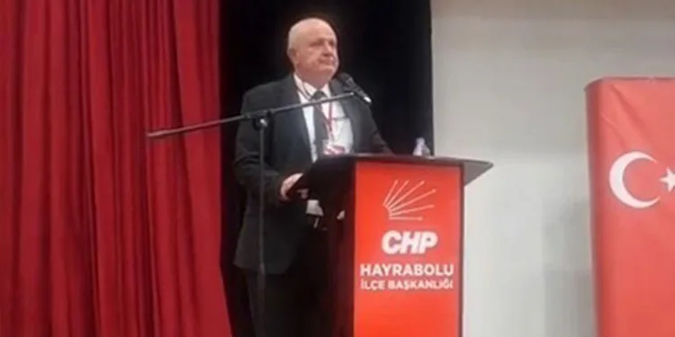 Tuncer Başoğlu CHP’den istifa etti