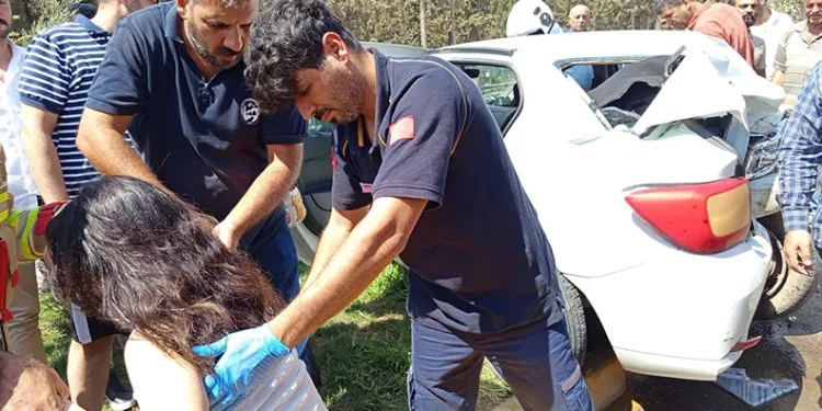 Kırıkhan’da zincirleme trafik kazası: 6 yaralı