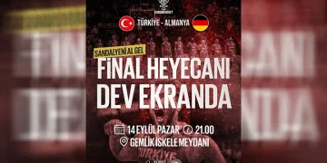 Final coşkusu dev ekranda yaşanacak