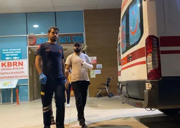 İnegöl’de makineyi keserken kanlar içinde kaldı