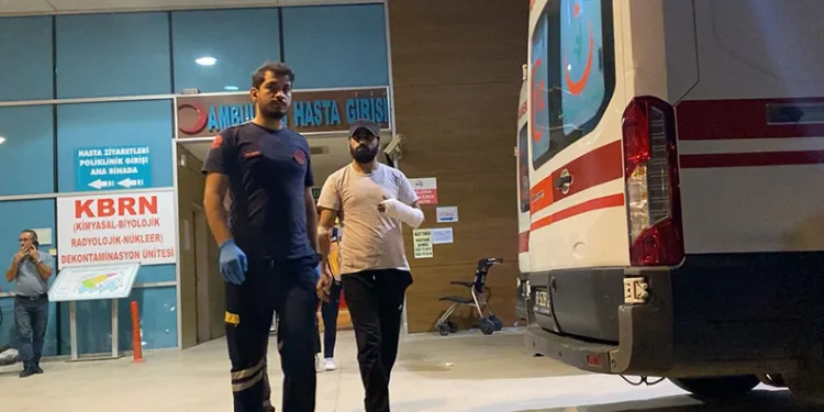 İnegöl’de makineyi keserken kanlar içinde kaldı