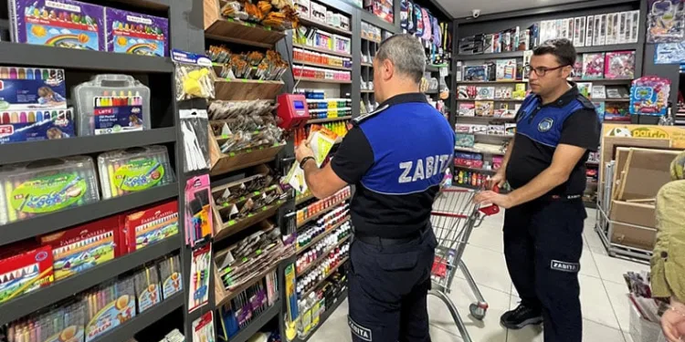 Zabıtadan kırtasiyelere sıkı denetim